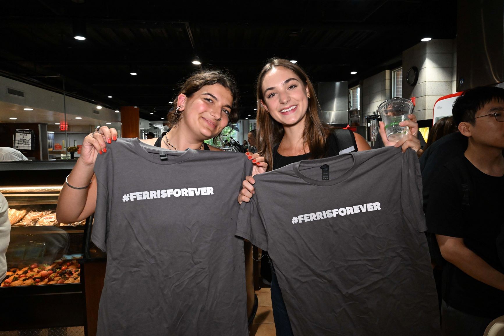 Students received giveaways like aprons and #FerrisForever t-shirts Students received giveaways like aprons and #FerrisForever t-shirts