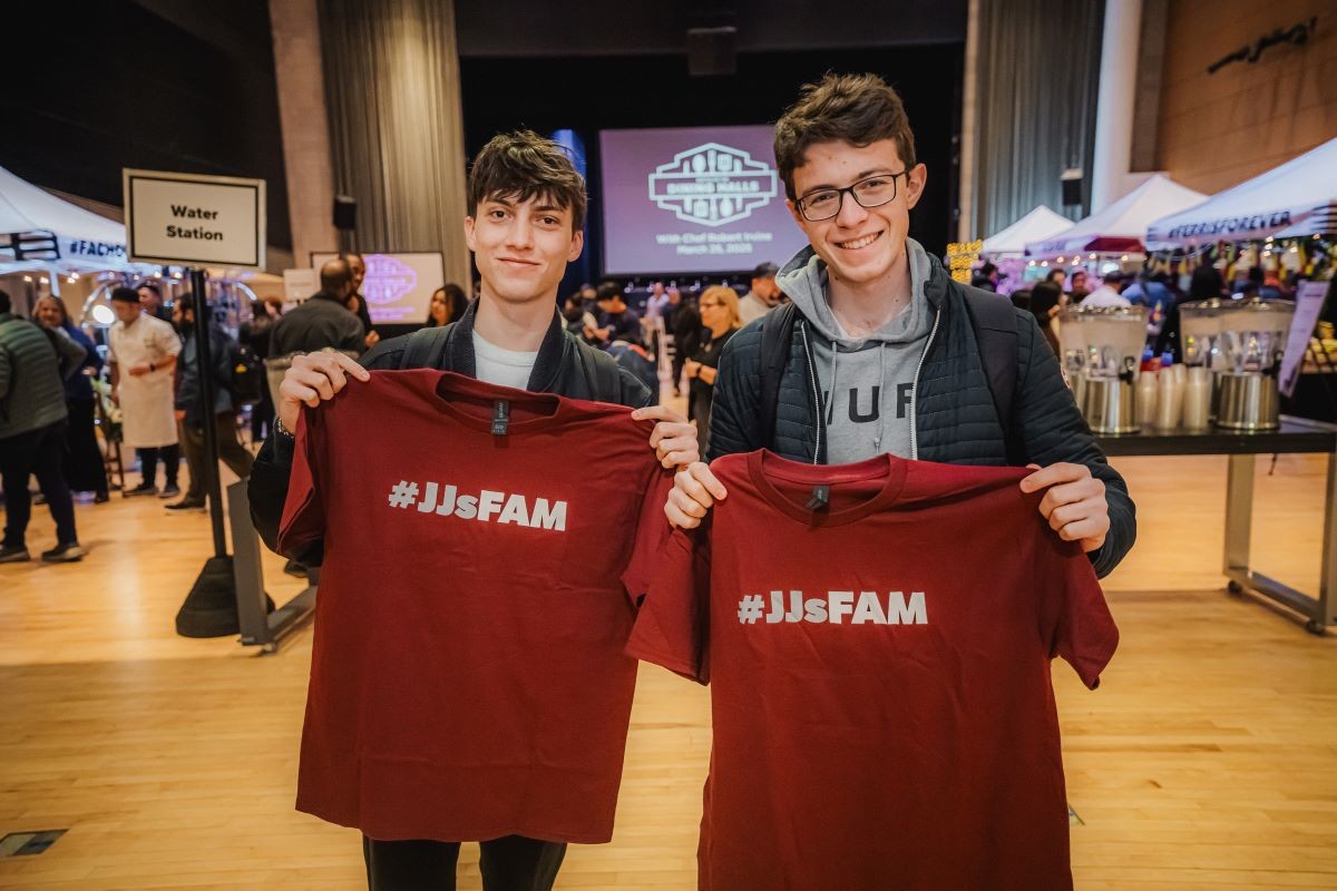 Students with t-shirts