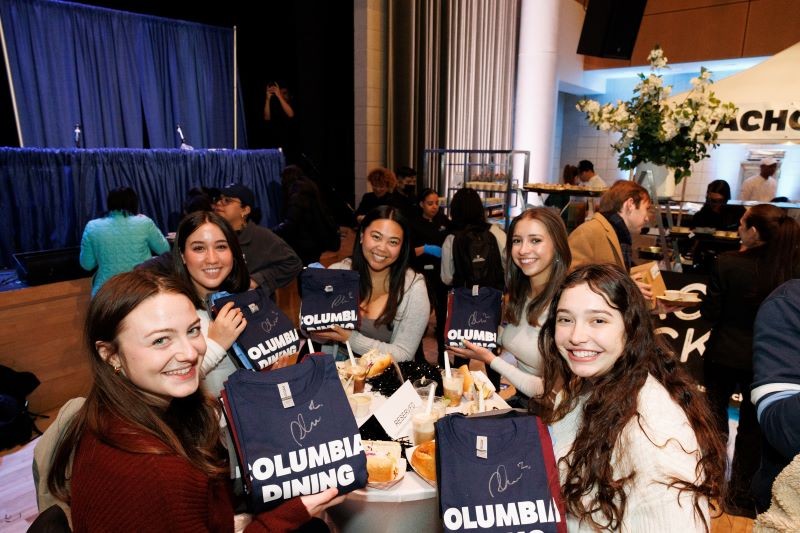 Students at a table