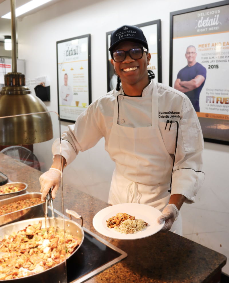 Devante at the special lunch on November 13 Devante at the special lunch on November 13