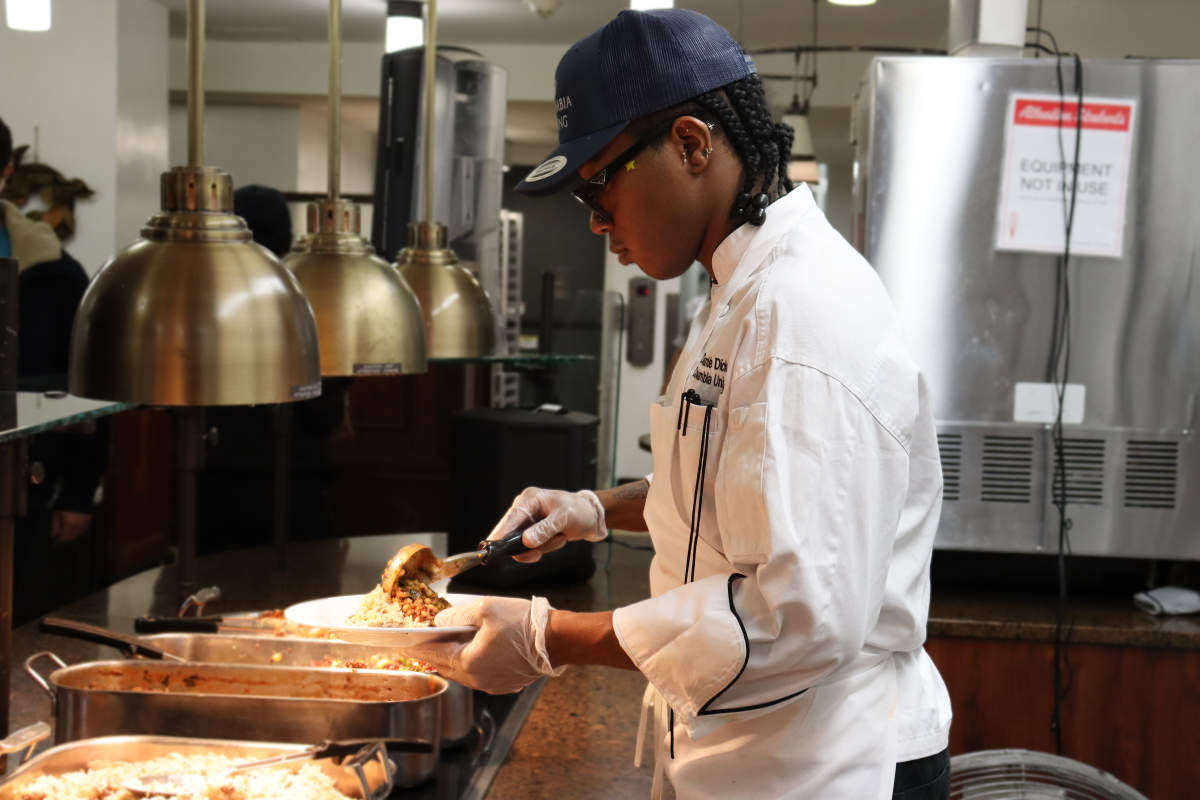 Devante at the special lunch on Wednesday, November 13 Devante at the hot line