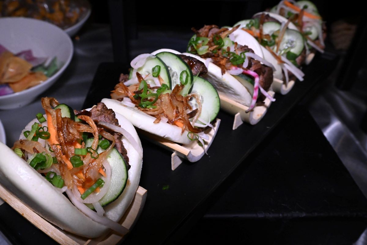Chinese-spiced beef bao buns Chinese-spiced beef bao buns