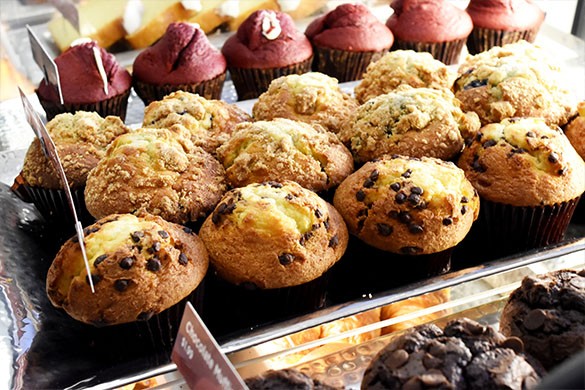 Various muffin flavors
