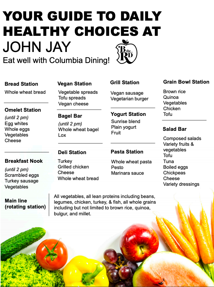 Eat Well at John Jay Dining Hall