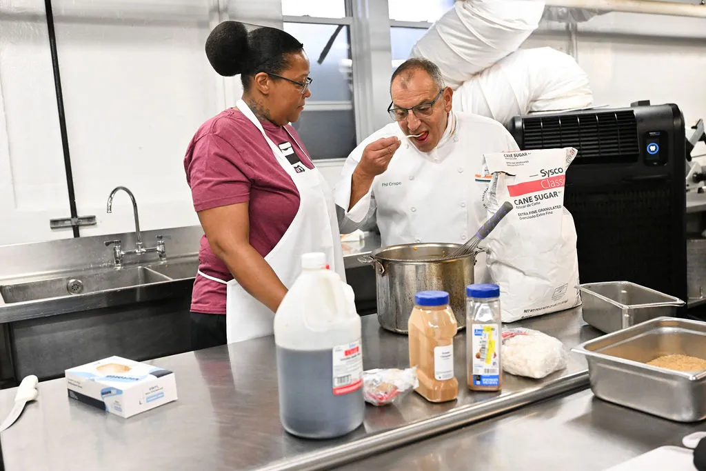 Chefs working in the kitchen