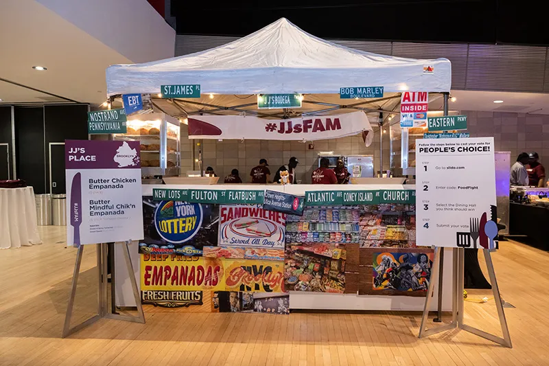 the JJs tent