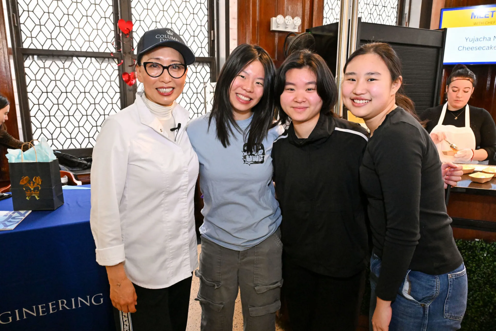 Chef Joo greeted Columbia Dining plan holders