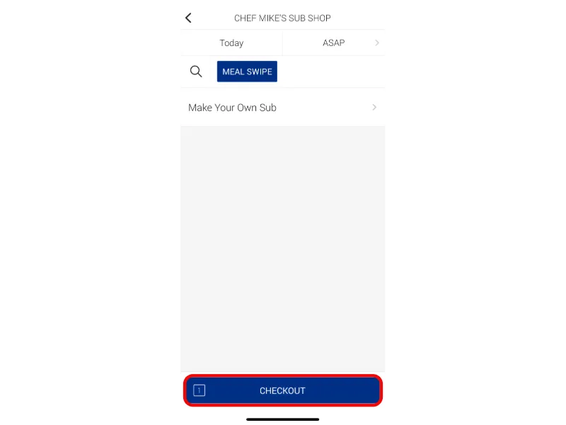 Click checkout