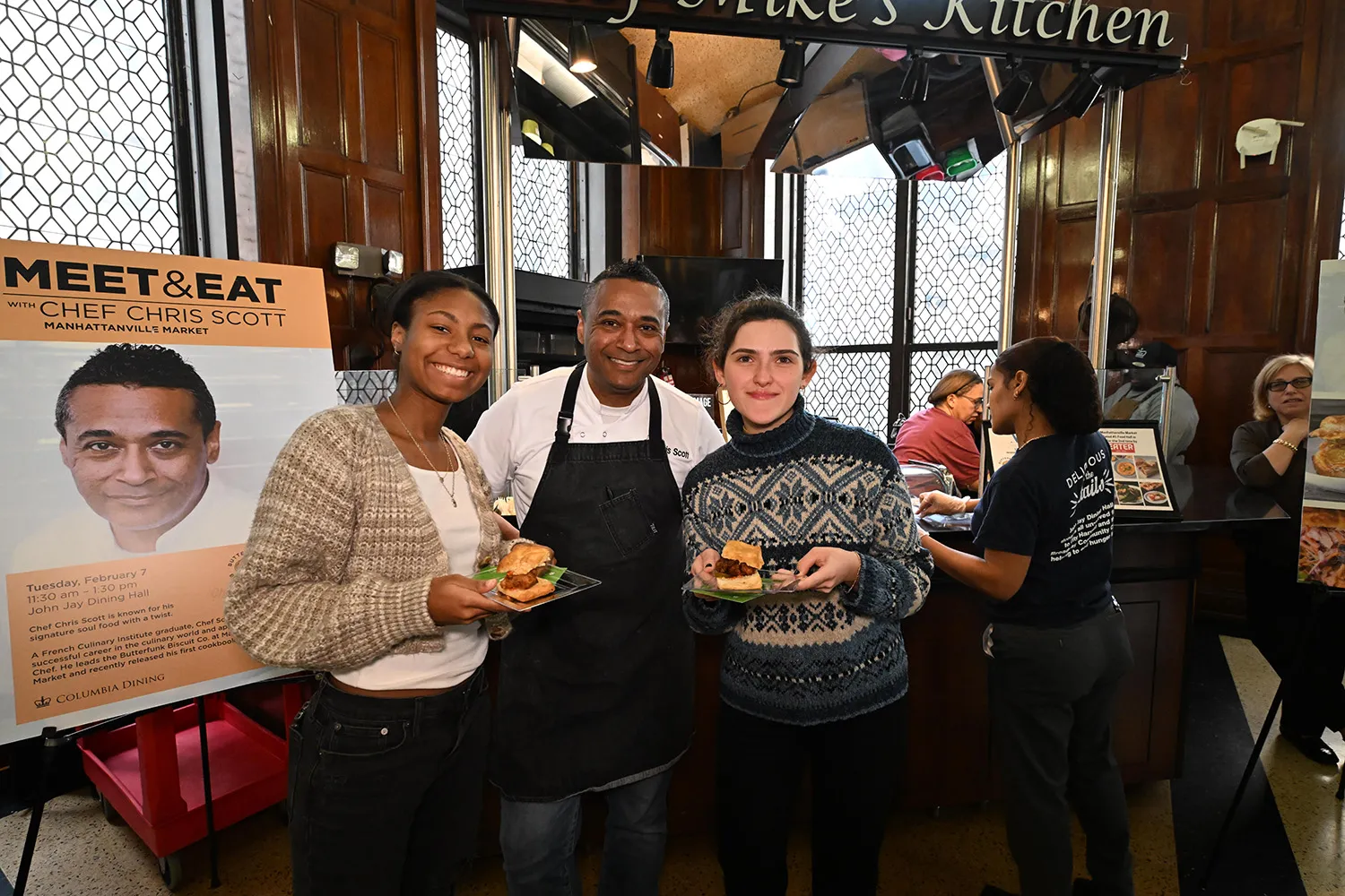Chef Scott with students