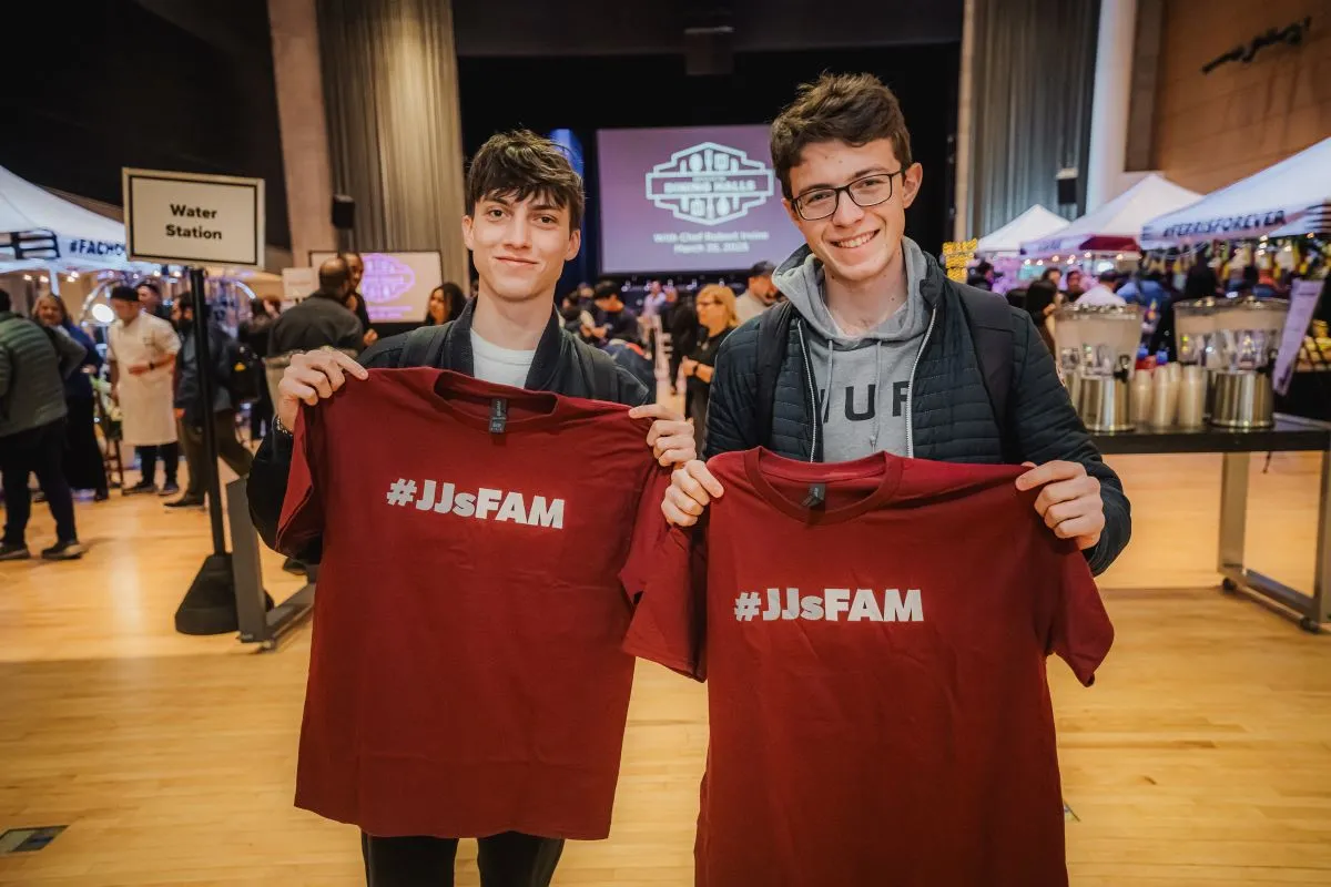 Students with t-shirts