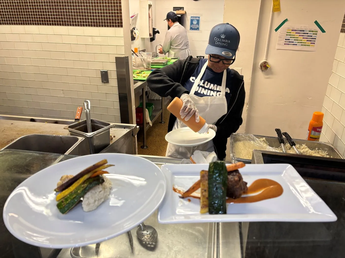 Perfecting plate presentation 