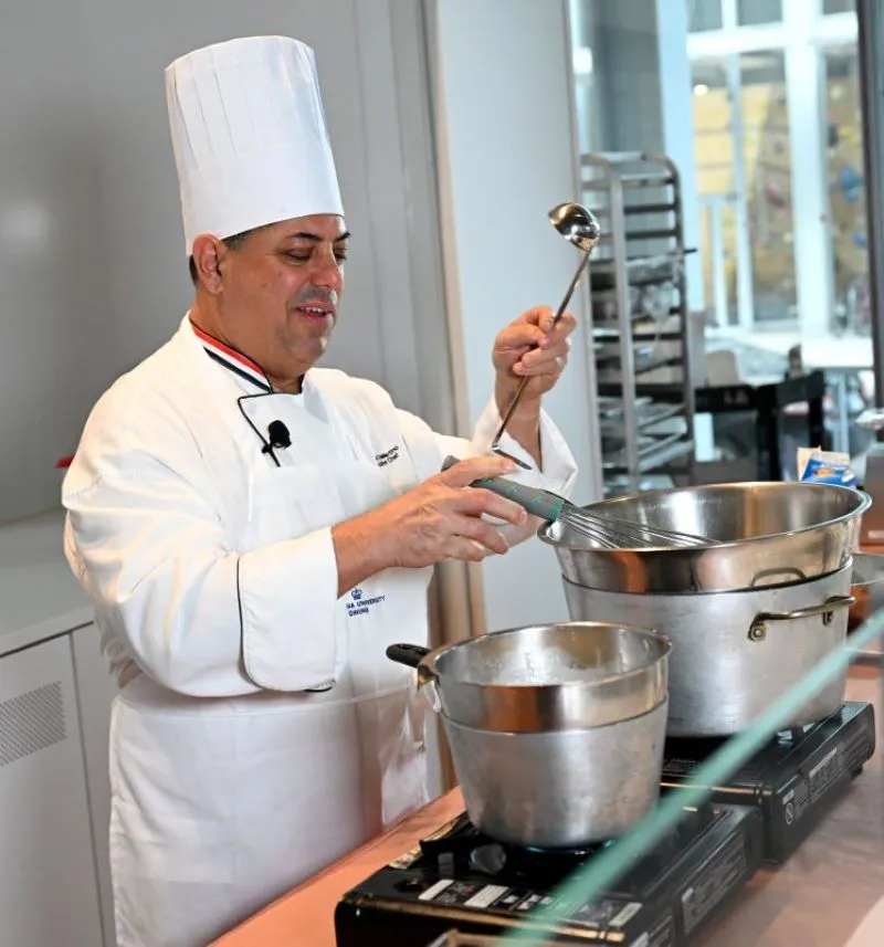 Chef Mike in the kitchen