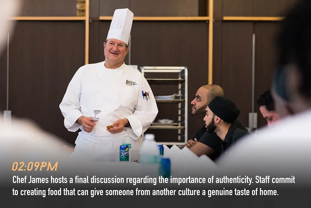 Chef James hosts final discussion