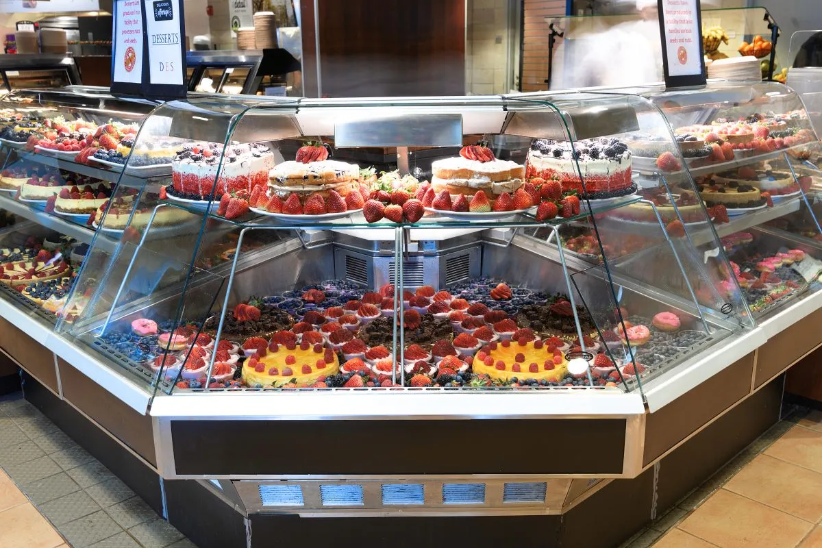 dessert case