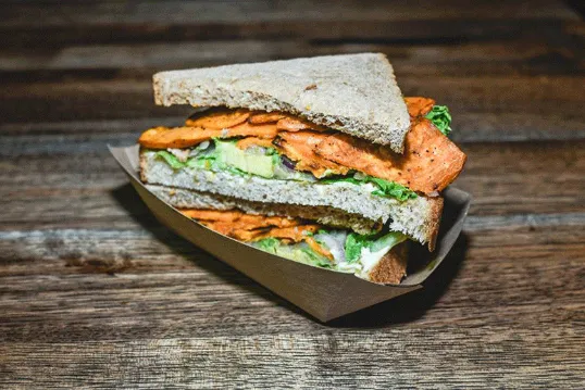 Chipotle Sweet Potato and Avocado Sandwich