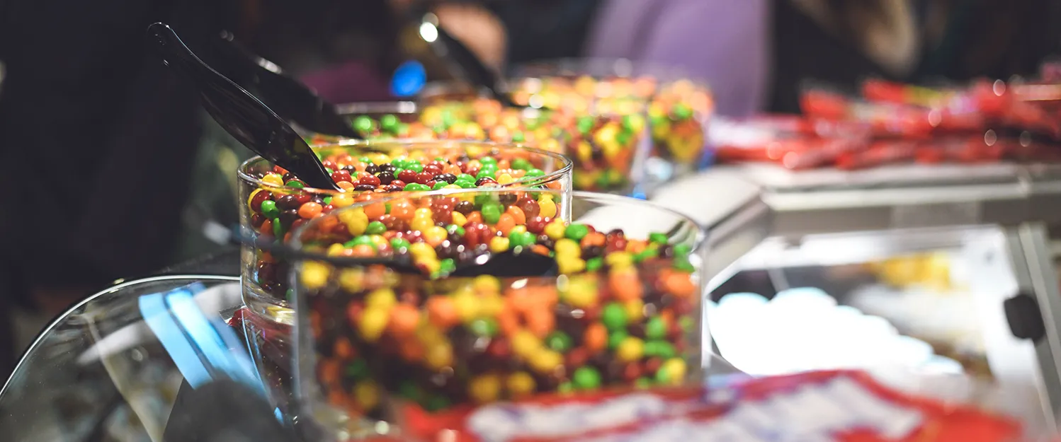 bowl of skittles