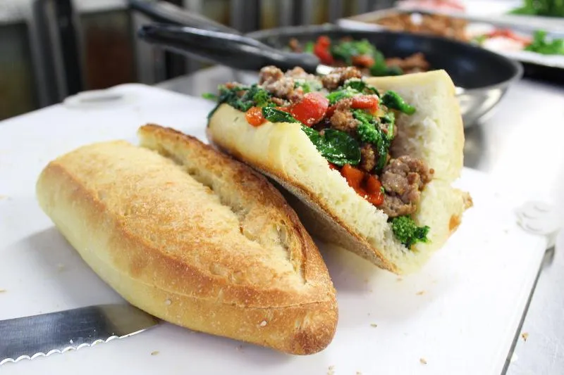 The Vegan Chef Mike's Sandwich